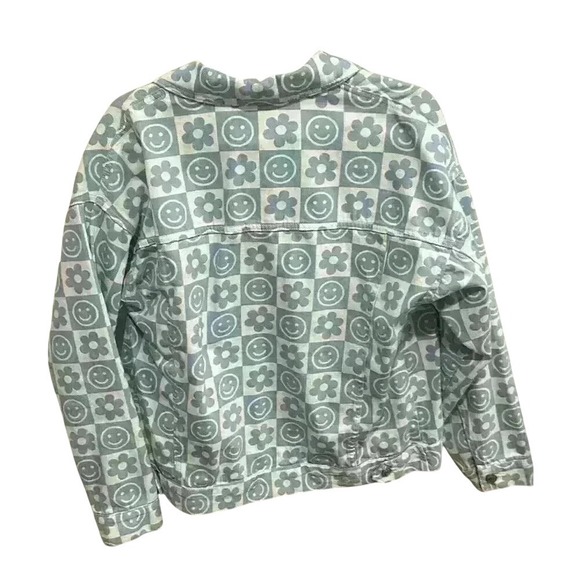 forever 21 smiley face Jean jacket - Picture 2 of 2